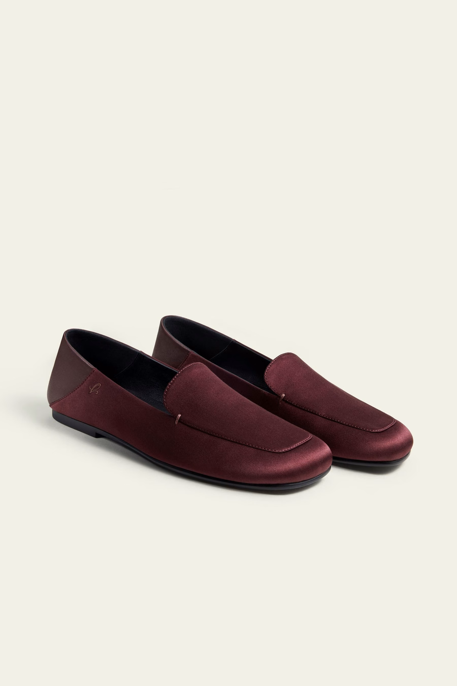 Serena Silk Leather Loafers
