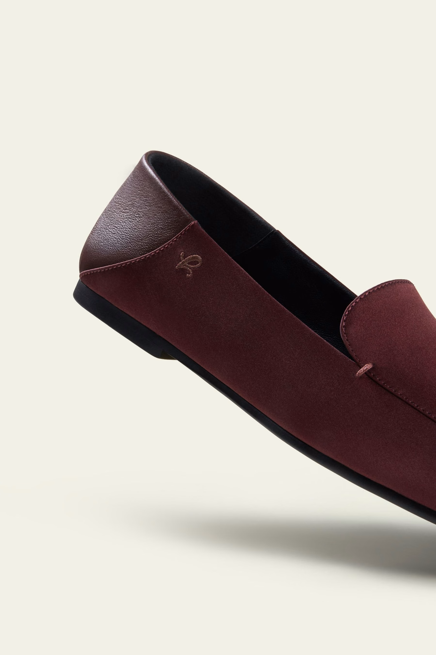 Serena Silk Leather Loafers