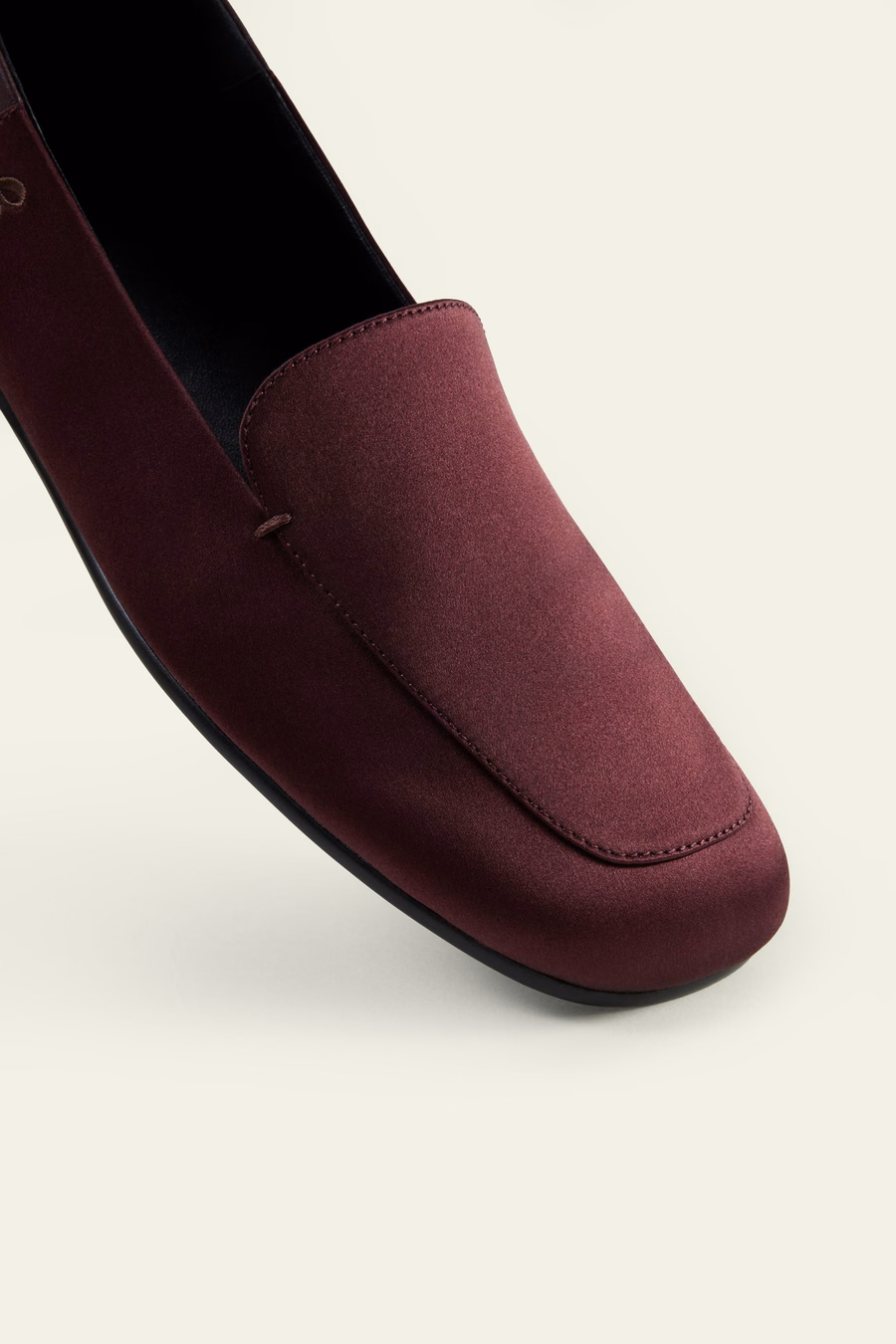 Serena Silk Leather Loafers