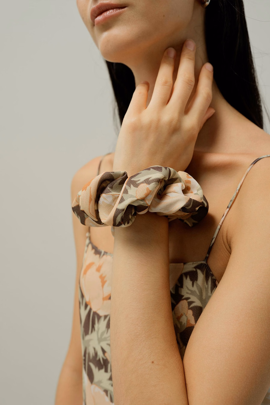 Poppy Bloom Scrunchies - Made With Liberty Fabric