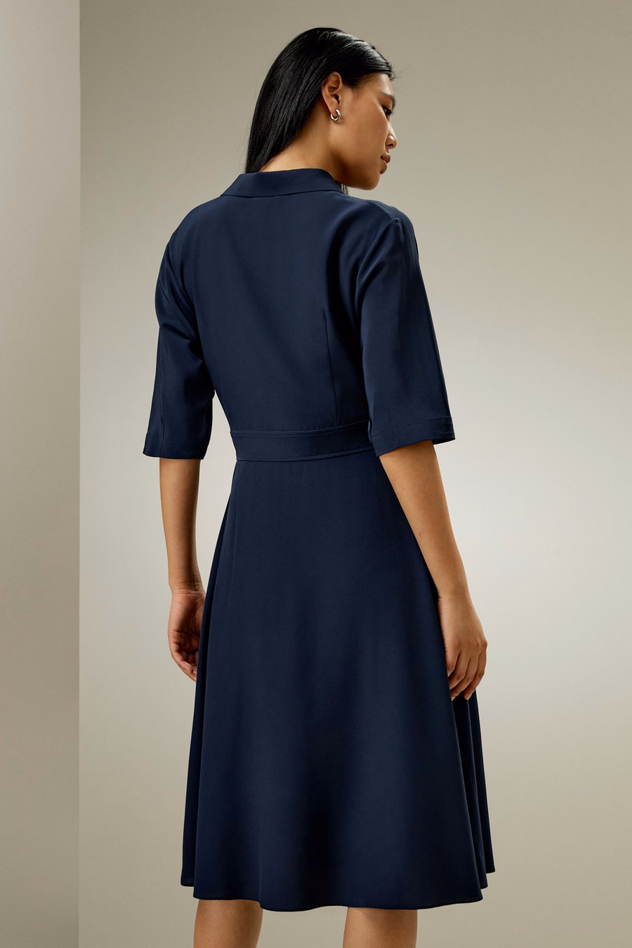 Front Tie Wrap Dress