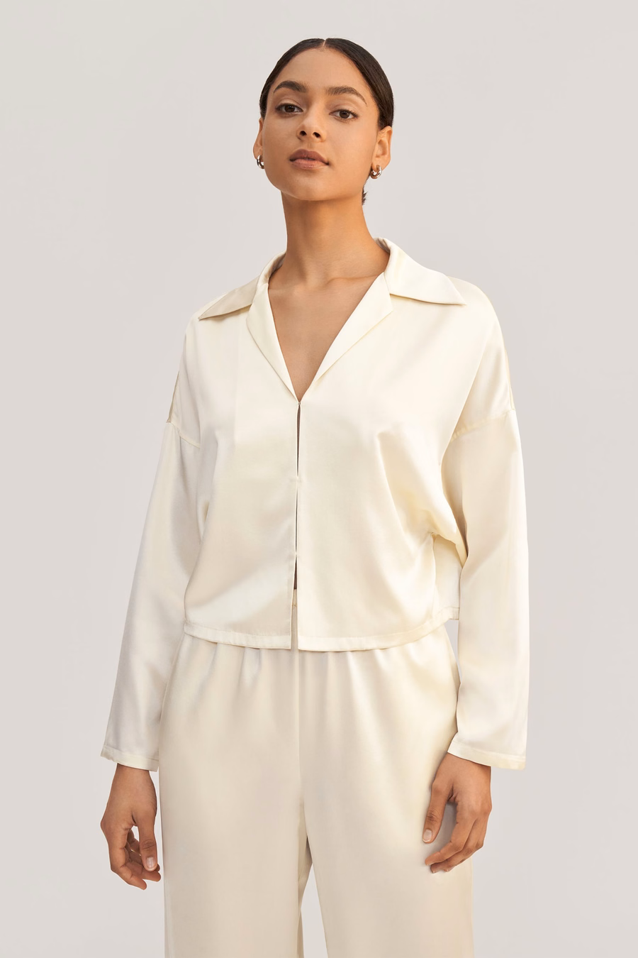 Jasmine Silk Pullover Pajama Set
