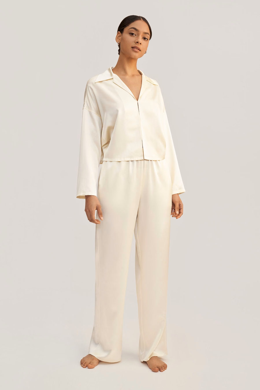 Jasmine Silk Pullover Pajama Set