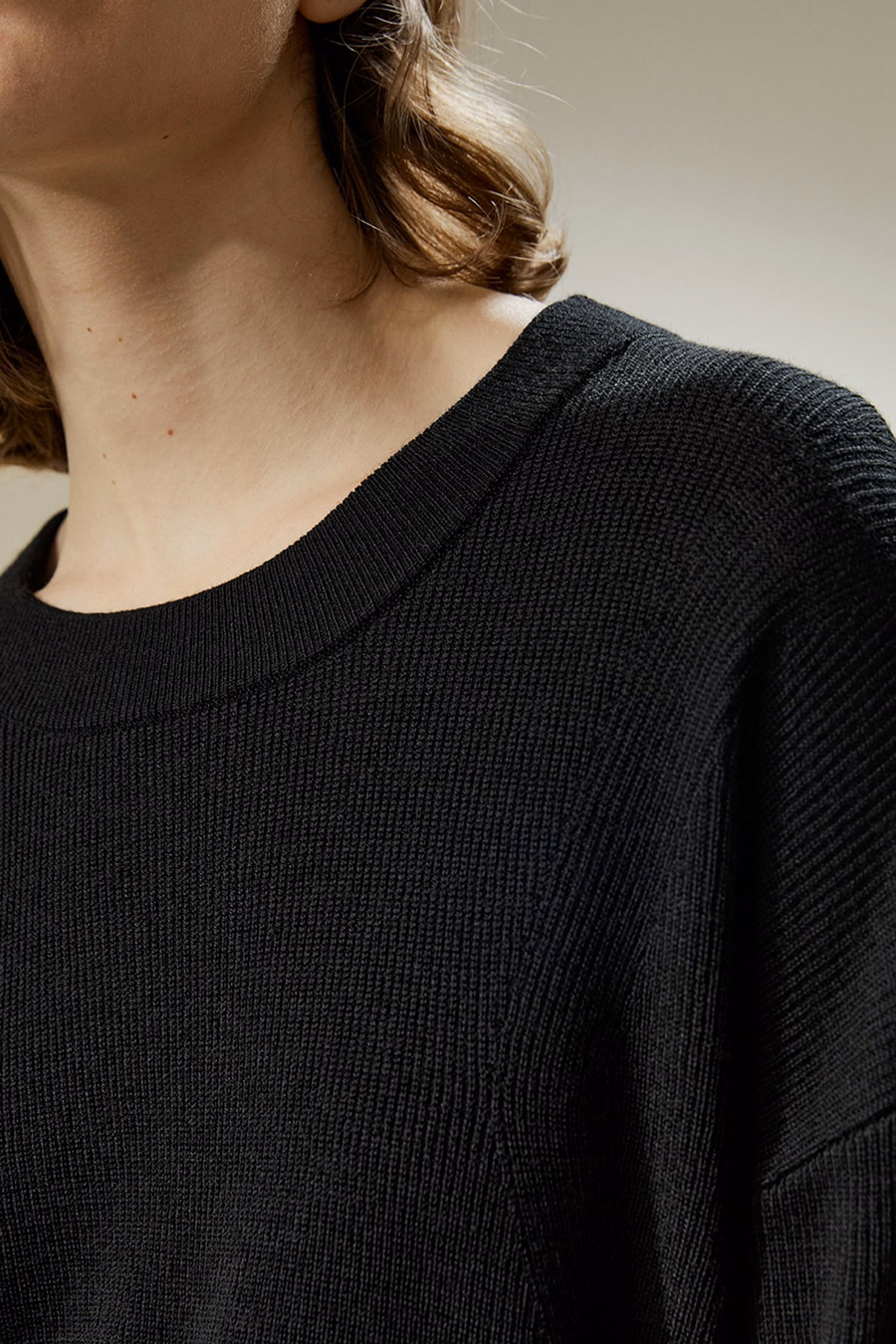 Ultra-fine Merino Wool Crewneck Sweater