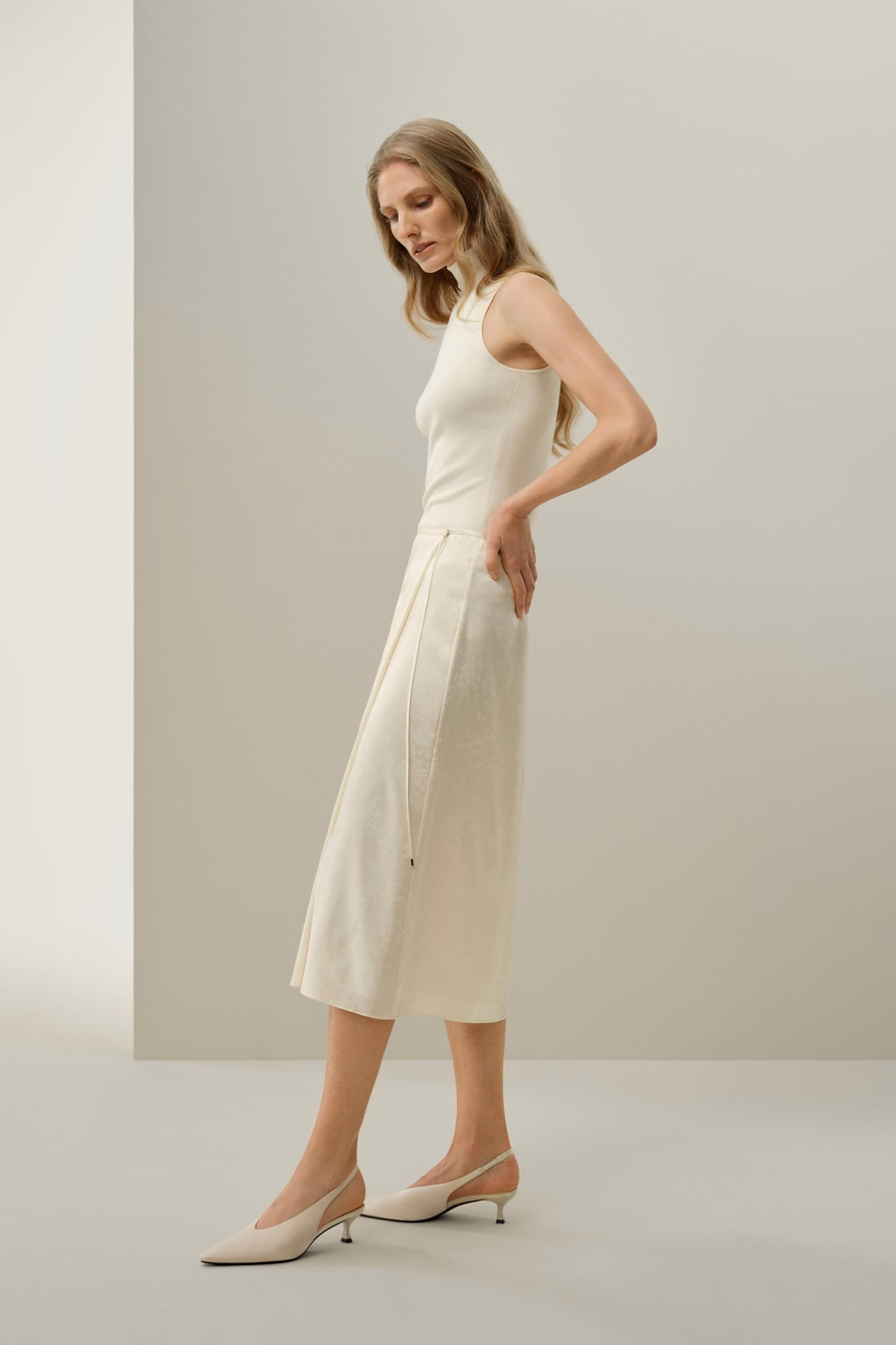 Ying Jacquard Silk Skirt