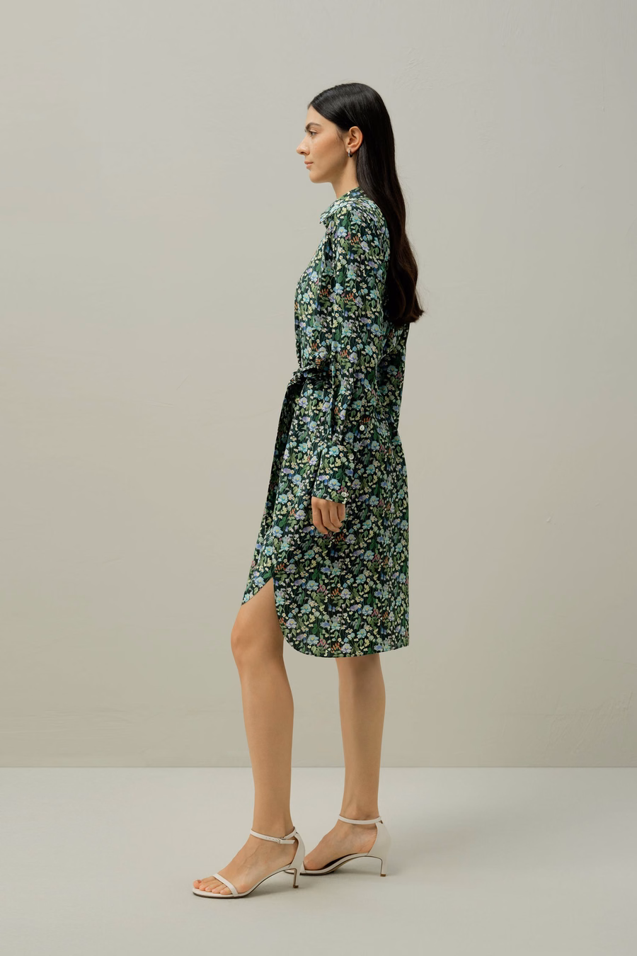 Fairytale Forest Knee-length Shirtdress - Made With Liberty Fabric