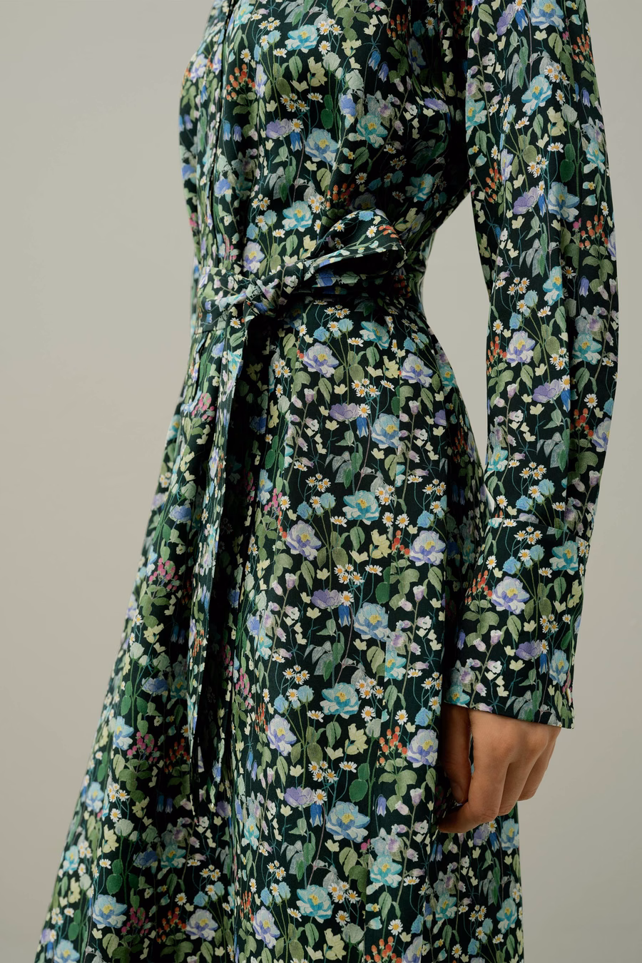 Fairytale Forest Knee-length Shirtdress - Made With Liberty Fabric