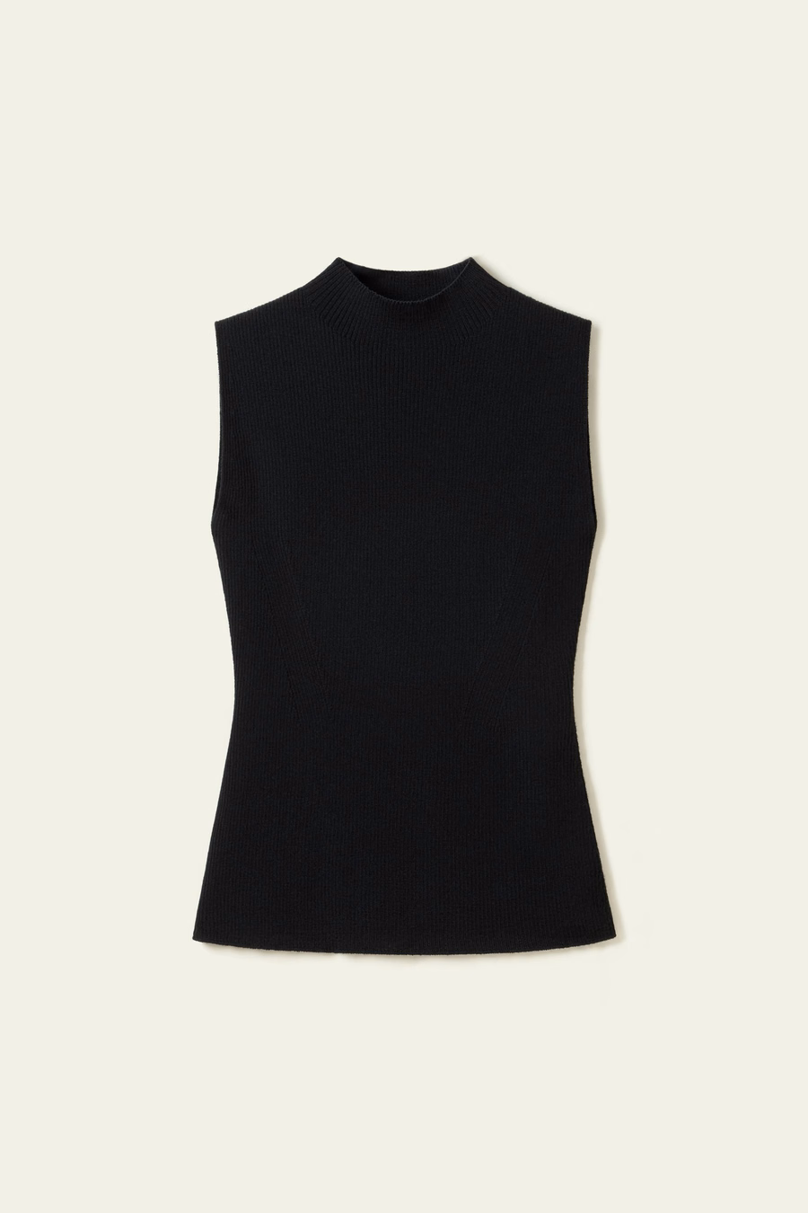 Seamless Knit Washable-Wool Vest
