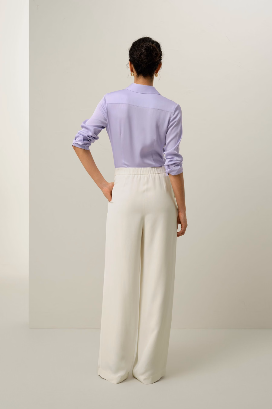 Stretch Double Georgette Shirt