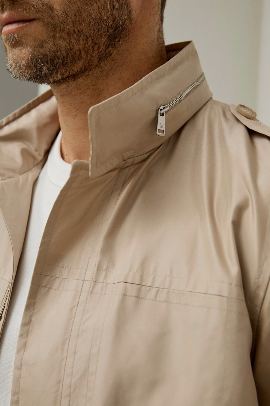 Water-Resistant Modern Utility Men Jacket