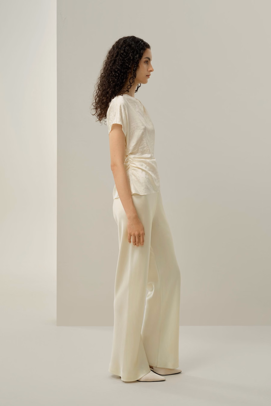 YING Jacquard Silk Top