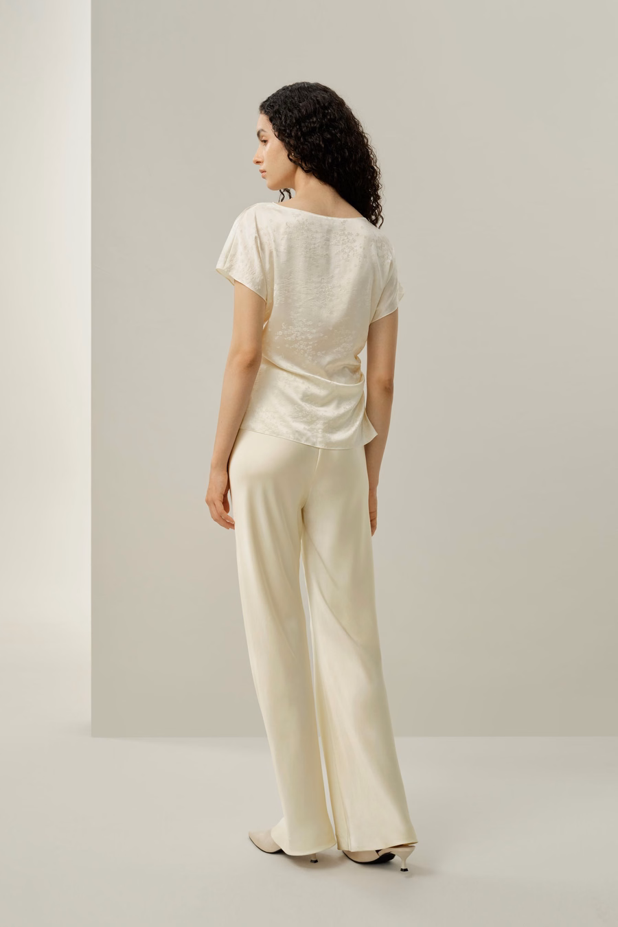 YING Jacquard Silk Top