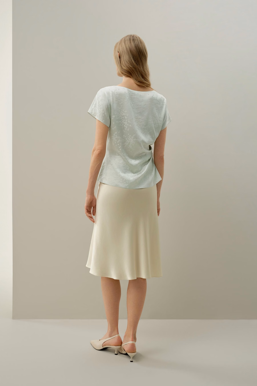 YING Jacquard Silk Top