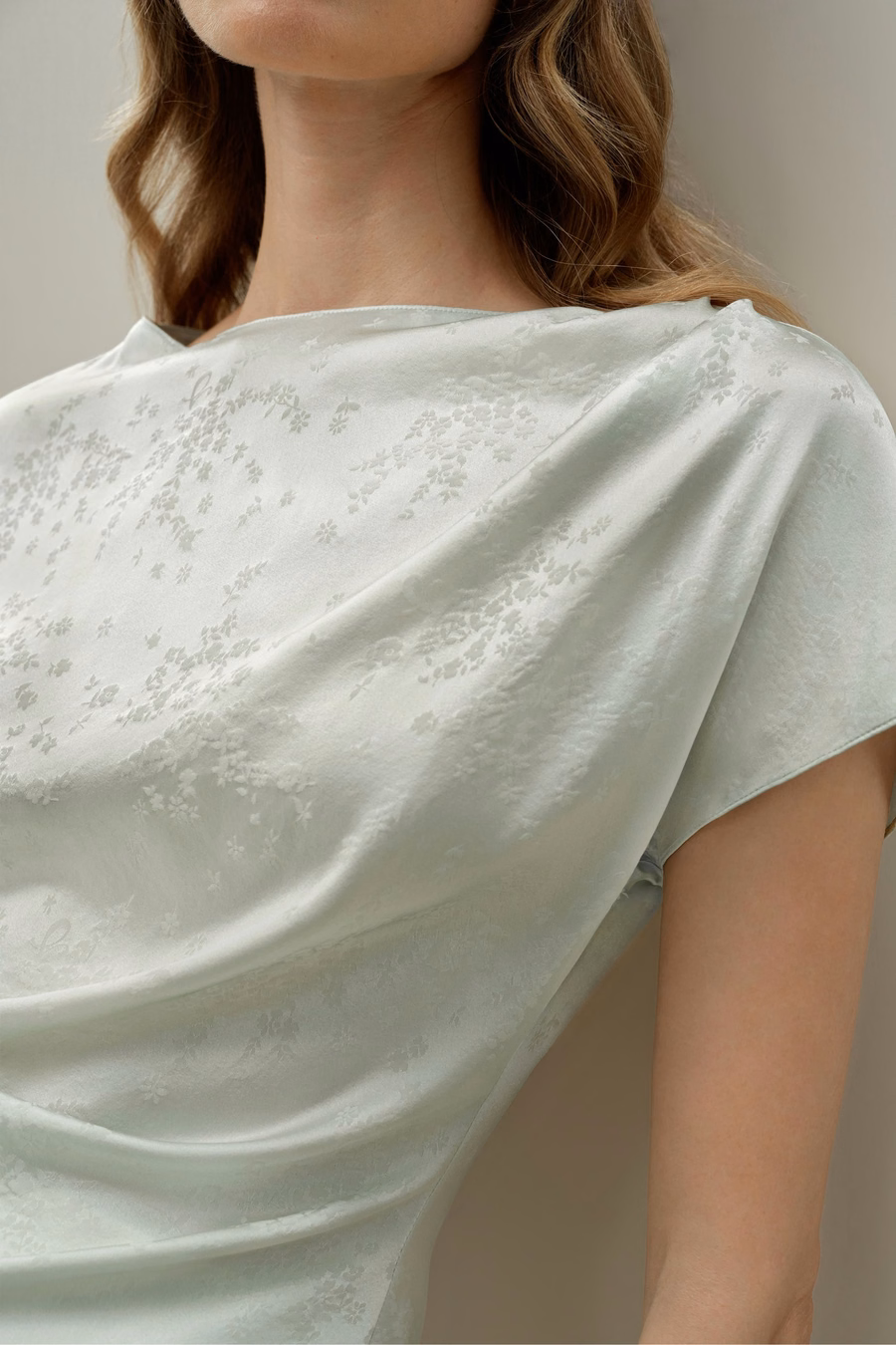 YING Jacquard Silk Top