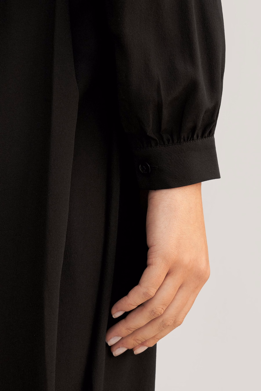Women's Long Sleeve Retro Graceful Silk Dress