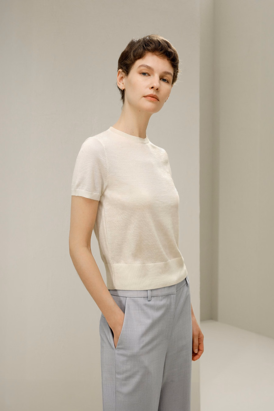 Cashmere Round Neck Sweater