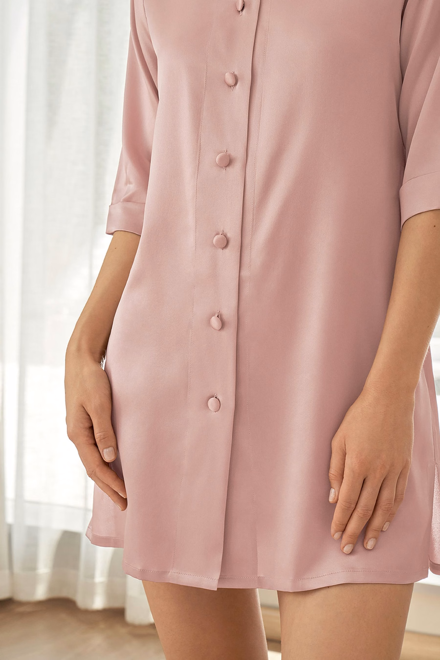 Classic Silk Nightshirt