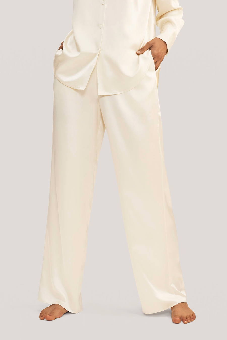 Viola oversized Silk Pajama For Women