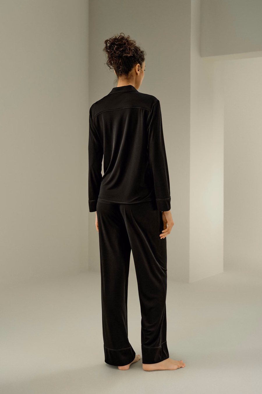 Silk Jersey Classic Pajama Set