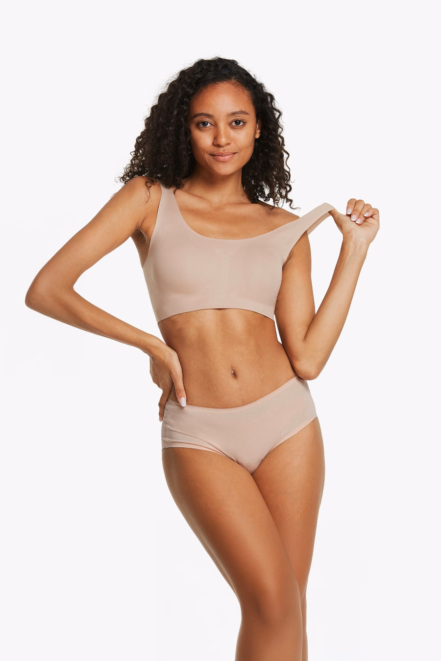 One-Size-Fits-Most Classic Wireless Silk Bra For Women