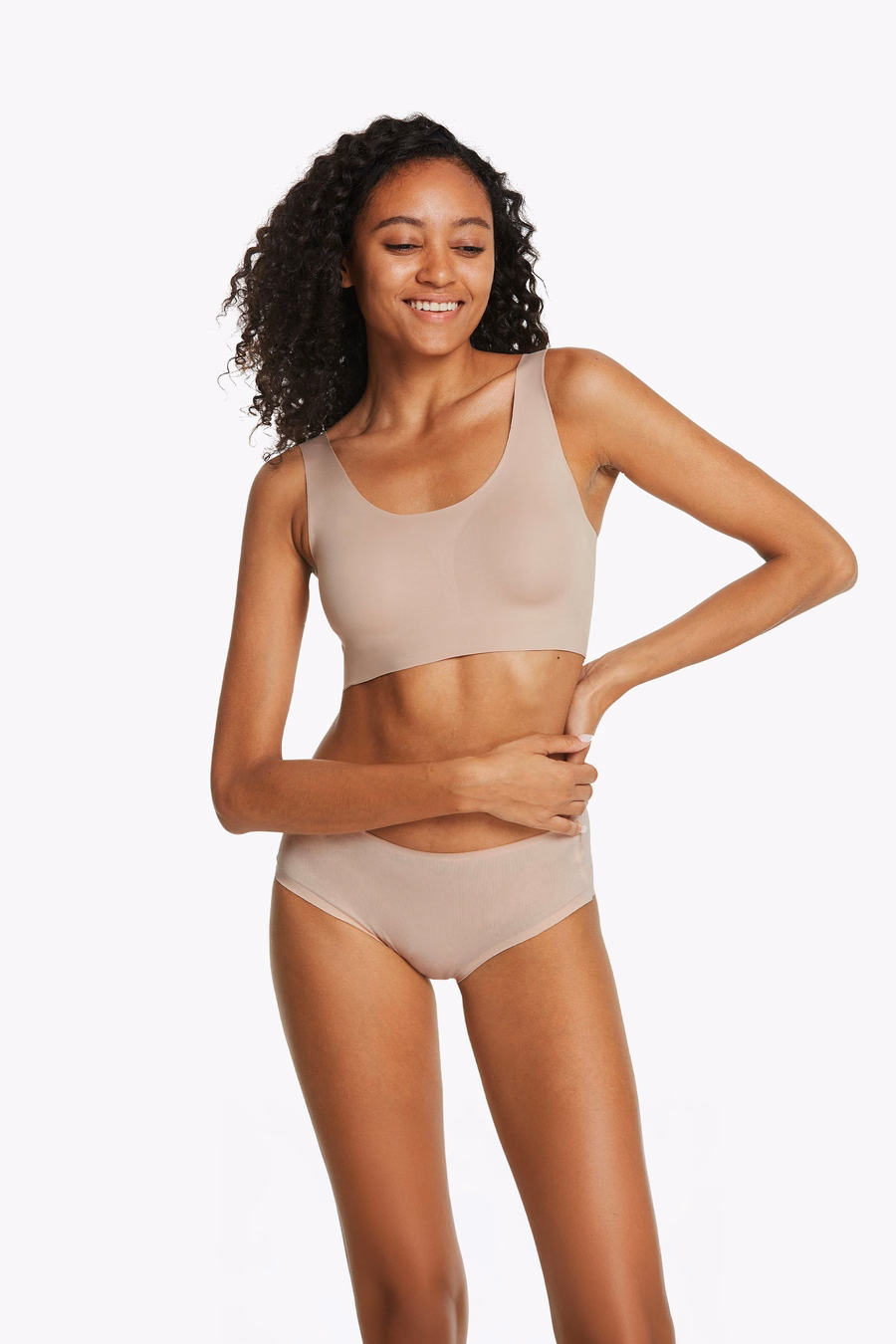 One-Size-Fits-Most Classic Wireless Silk Bra For Women