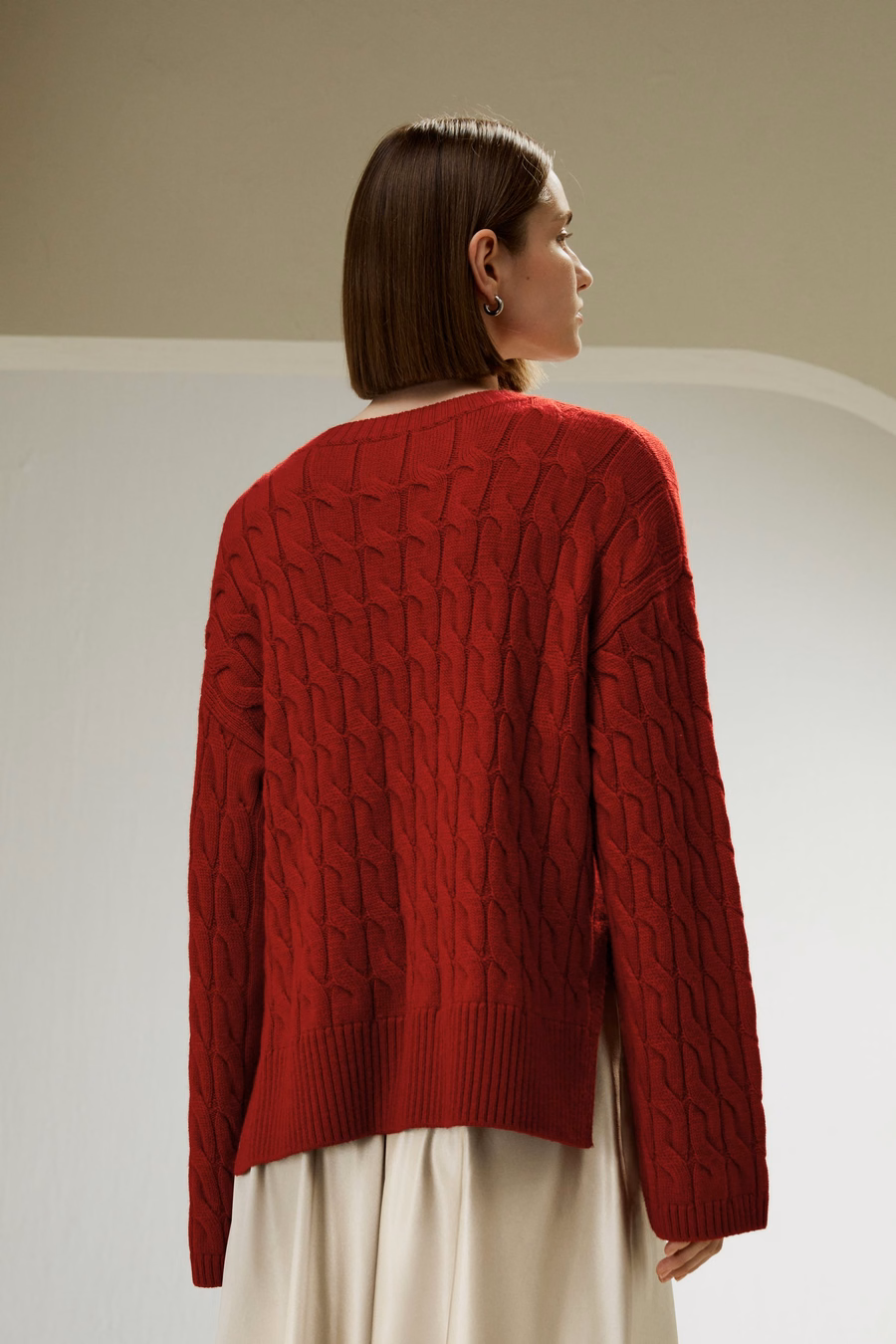 Ultrafine Merino Wool Crewneck Sweater