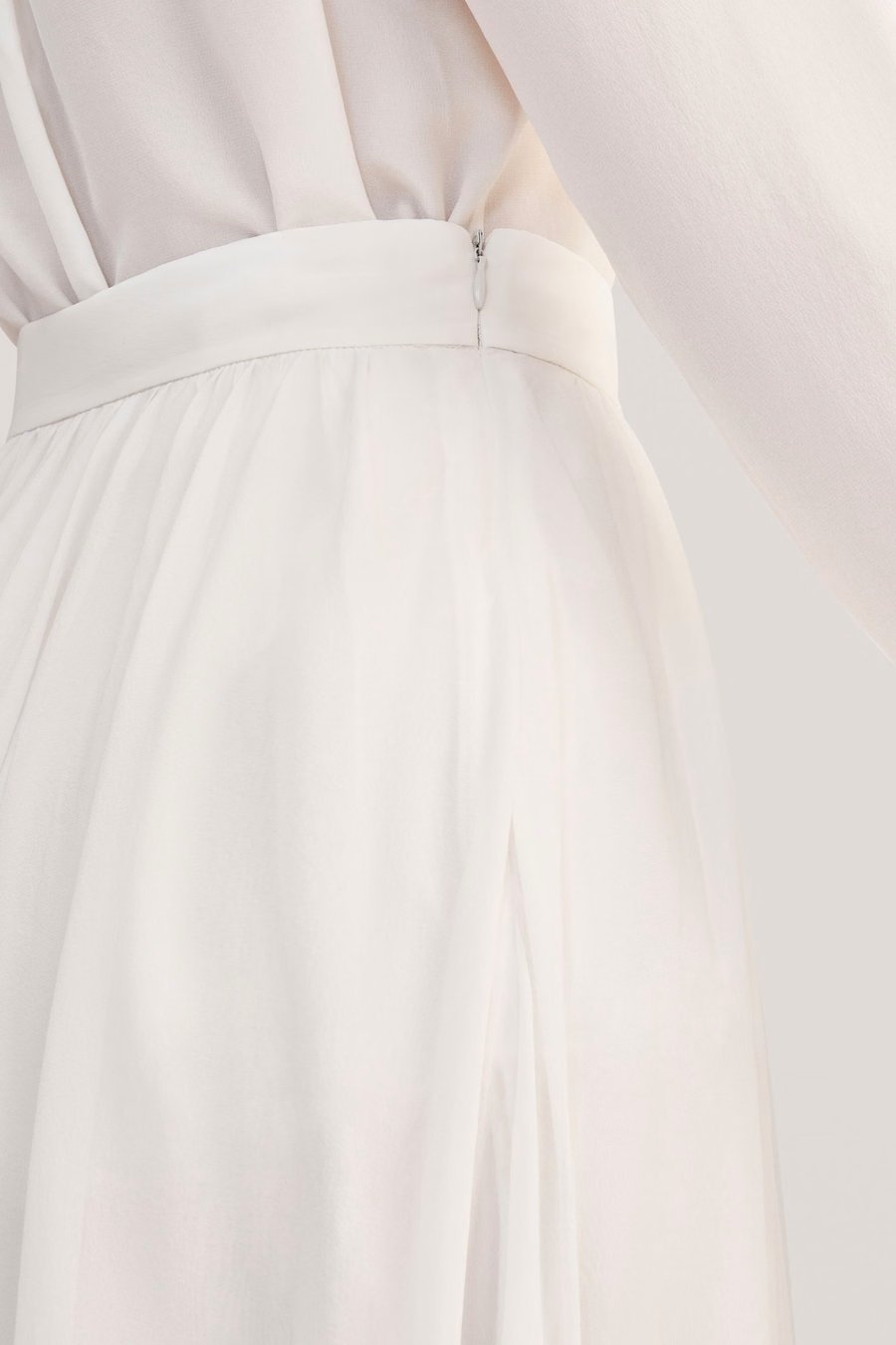 Double-layer Silk Tulle Skirt