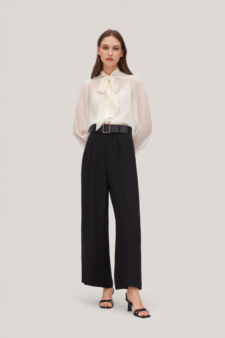 Heavy Crepe Silk Iris Pant