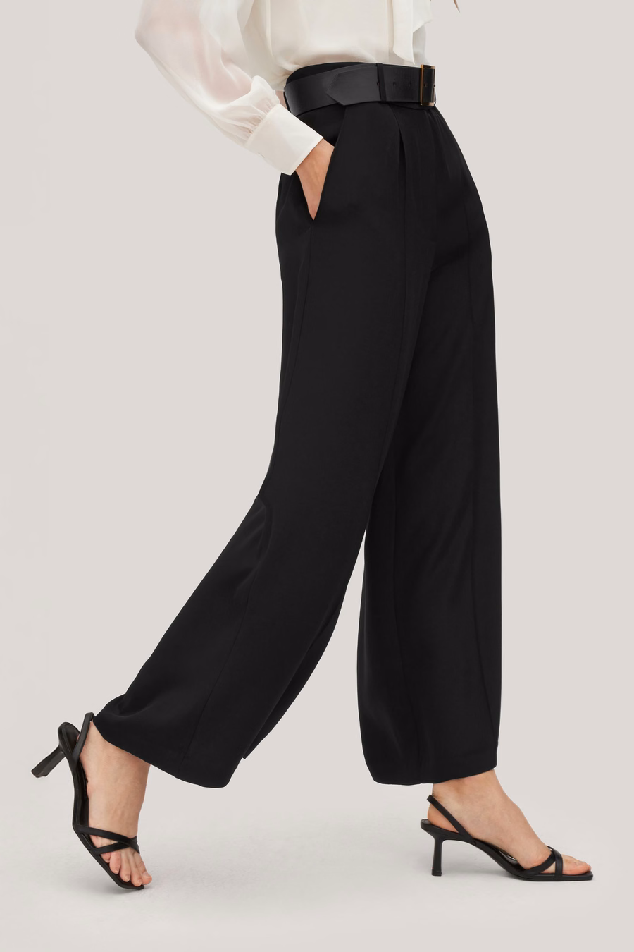 Heavy Crepe Silk Iris Pant