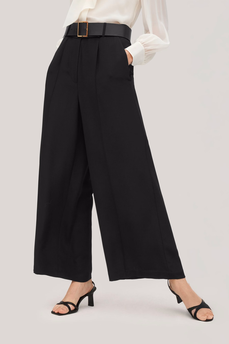 Heavy Crepe Silk Iris Pant