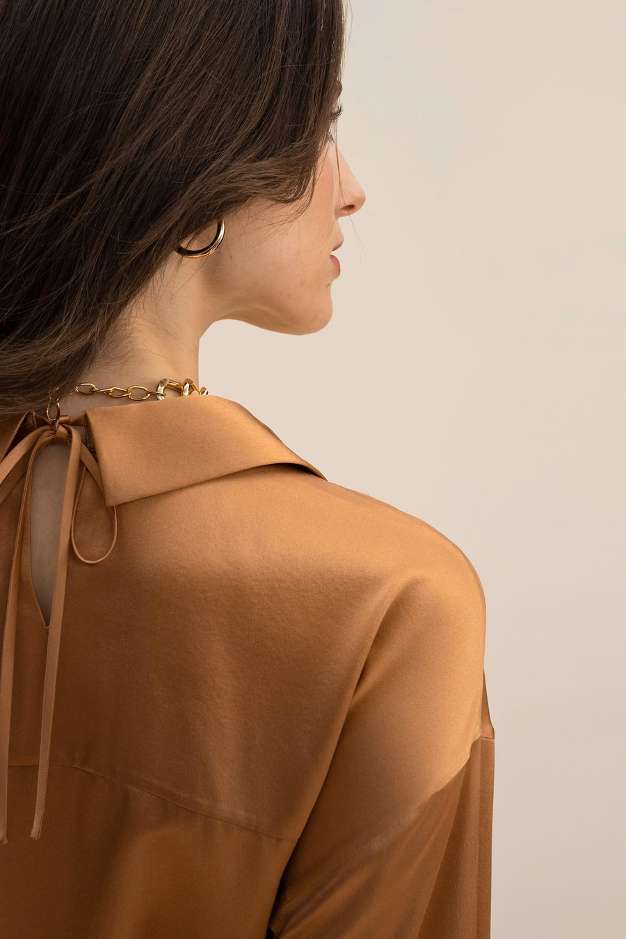 Wrapover Cropped Shirt