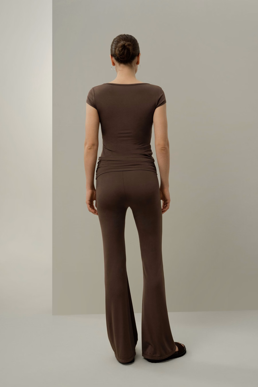 Silk Breeze Jersey Fluid Flare Pants