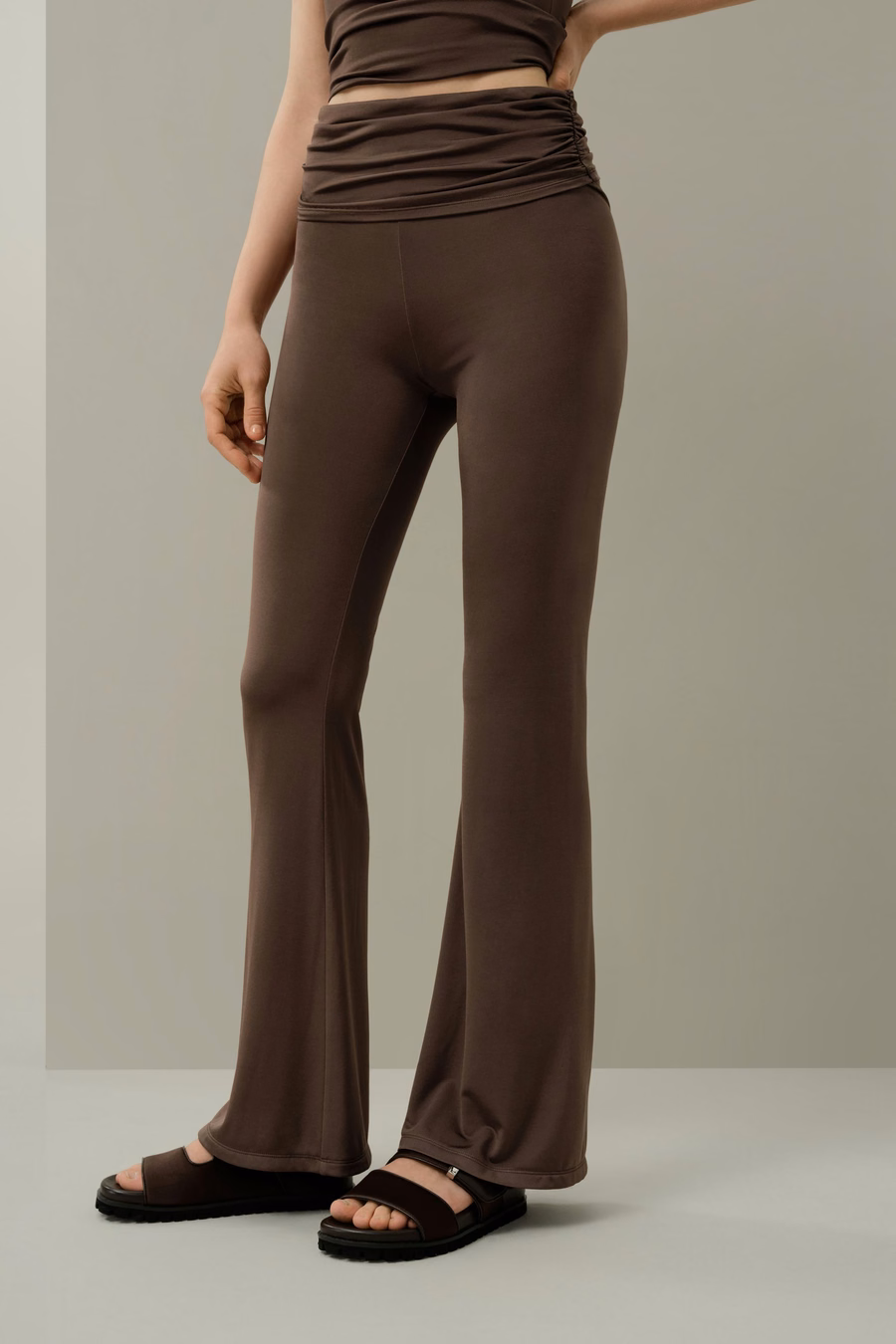 Silk Breeze Jersey Fluid Flare Pants