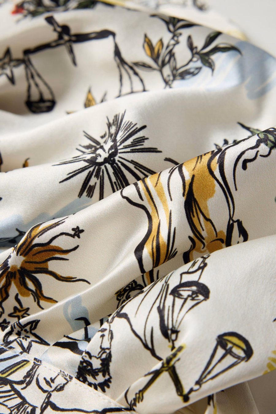 Zodiac-inspired Silk Night Sleep Bonnet